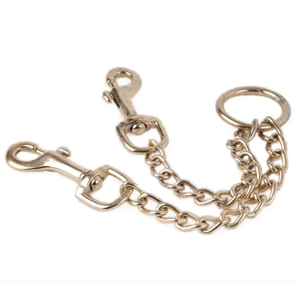 Rhinegold Small Brass Newmarket Coupling Chain