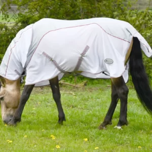 Rhinegold Mombasa Waterproof Topline Fly Rug Grey Side