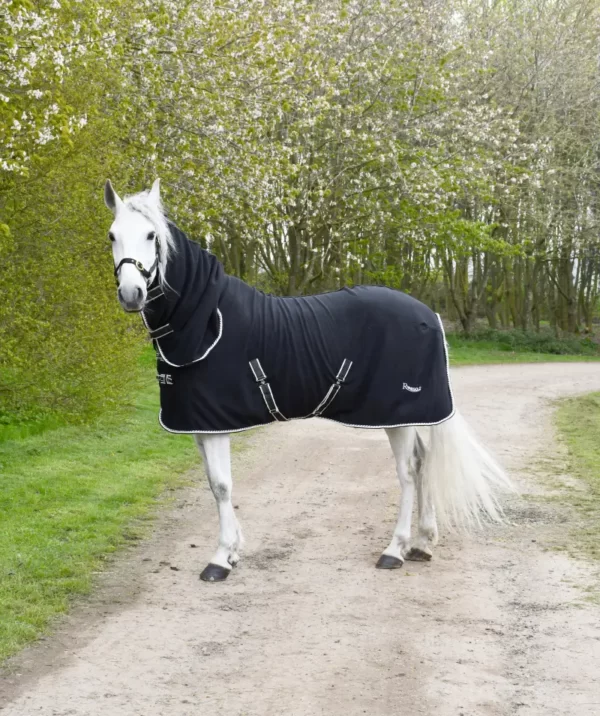 Rhinegold Full Neck Combo Fleece Rug - Black