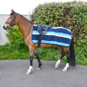 Rhinegold Fleece 3/4 Ride-On Rug - Turquoise