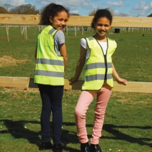 Harlequin Childs Hi-Viz Zipped Tabard